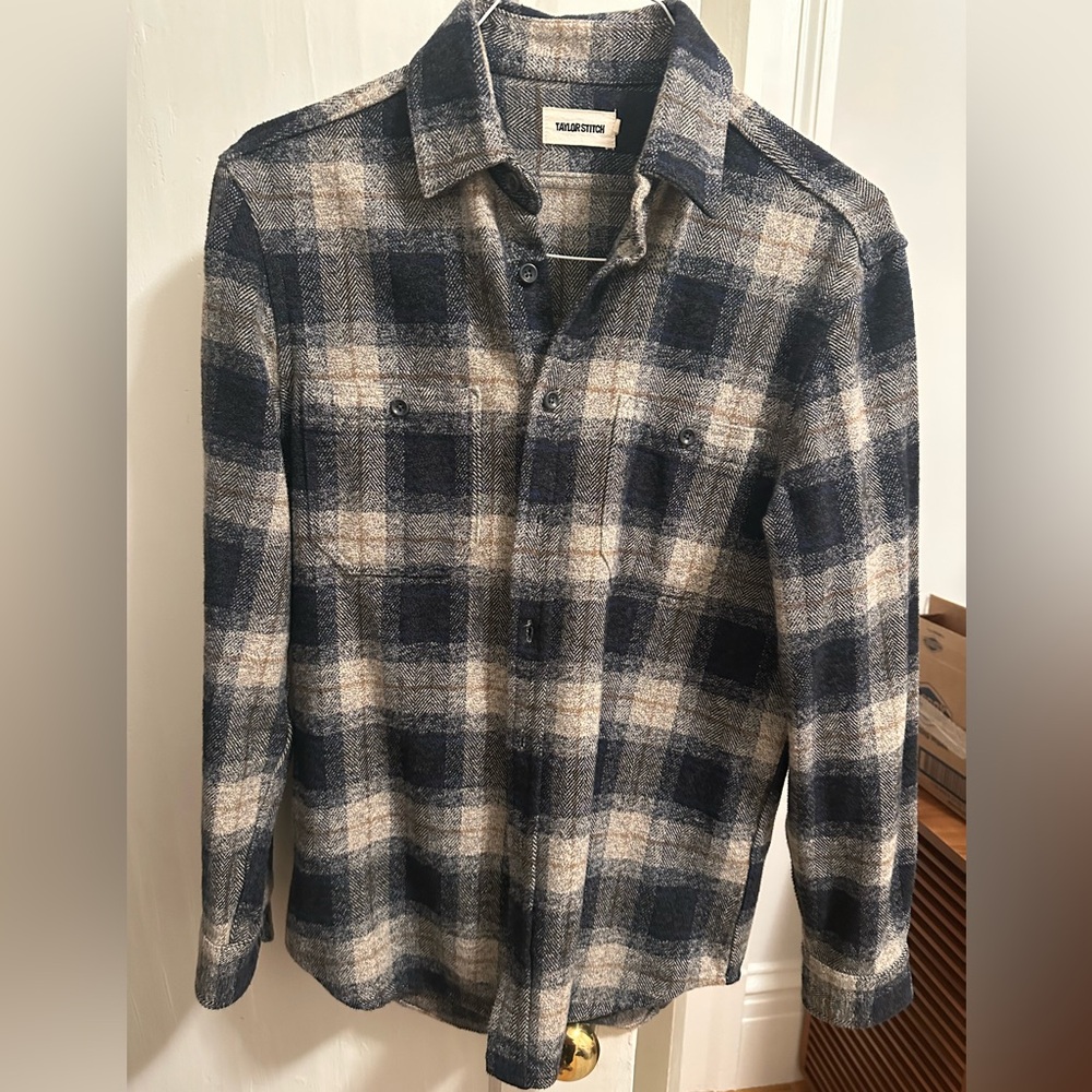 Taylor Stitch Plaid Button-Up Shirt (38)
